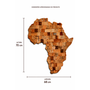 Ver imagem 3 de Mapa Mosaico África em Madeira Natural