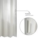 Ver imagem 2 de Porta Sanfonada de PVC 210cm x 72cm Plastporta Bcf Branca
