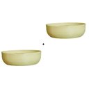 Ver imagem 1 de Kit 2 Vasos Planta 55x20 Bacia Cuia Polietileno BGPLASTICOS V1455 VINHO BORDO 021