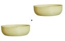Ver imagem 1 de Kit 2 Vasos Planta 55x20 Bacia Cuia Polietileno BGPLASTICOS V1455 VINHO BORDO 021