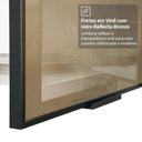 Ver imagem 5 de Armário Aéreo de Cozinha G2560073PRRF 60cm 1 Porta Basculante Vidro Reflecta Bronze Branco-Preto