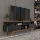 Ver imagem 4 de Rack para Tv até 70 Polegadas 2 Gavetas Grécia 180cm