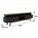 Ver imagem 3 de Rack para Tv até 70 Polegadas 2 Gavetas Grécia 180cm