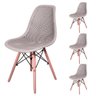 Cadeira Charles Eames Eifell Colmeia Cor:nude;quantidade:4 - 1