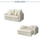 Ver imagem 5 de Sofá Cama Retrátil e Reclinável 180cm Colibri CabeCasa MadeiraOriginals Bege
