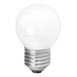 Lâmpadas Incandescente Bolinha E27 15W 127V Leitosa Branco quente - 2