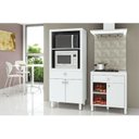 Ver imagem 4 de Paneleiro de Cozinha BL-3305 c/ 2 Portas e 1 Gaveta (1 Forno) Branco - Tecno Mobili