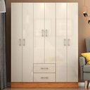 Ver imagem 1 de Guarda Roupa Casal 6 Portas 2 Gavetas Jamaica 170cm Cinamomo/Off White - Fellicci Móveis