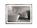 Ver mais imagens de Espelho Jateado Iluminado com Led Frio e Touch 80x70cm Horizontal