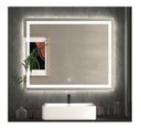 Ver imagem 7 de Espelho Jateado Iluminado com Led Frio e Touch 80x70cm Horizontal