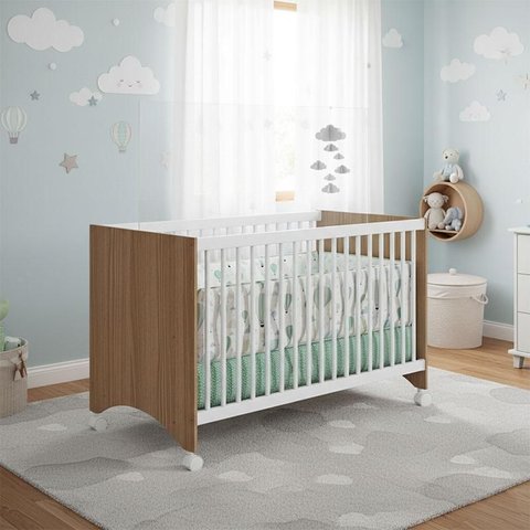 Berço Nacional Gutti Ambiente Amadeirado Acetinado – Móveis Estrela