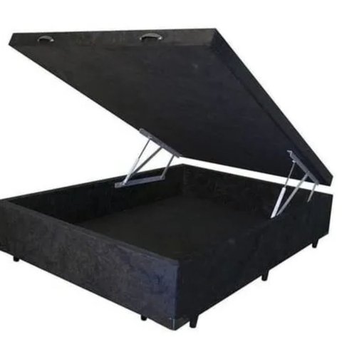 Cama box baú casal Reforçada com 43cm de altura
