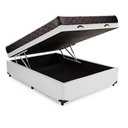 Ver imagem 2 de Cama Box Baú Casal Sonho Sintético Branco + Colchão Casal Sonho Espuma D33 com Eps 26x138x188