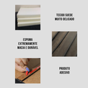 Ver imagem 5 de Cabeceira De Cama Modulada Estofada Preta