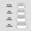 Ver imagem 6 de Cabeceira De Cama Modulada Estofada Preta
