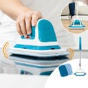 Ver imagem 6 de Escova Limpeza Eletrica 2 Em 1 Sem Fio Cabo Retratil Multiuso Limpa Esfrega Poli Piso Parede Janela