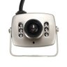 Mini Câmera Infravermelho Visao Noturna 6 Led Ccd Cmos CCTV Segurança - 1