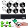 Kit 6 Câmeras Intelbras Vhd 1220 B Full Color Bullet Full Hd 1080p Multi Hd Ir 20m + Dvr Intelbras M - 2