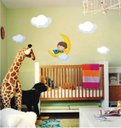 Ver imagem 2 de Adesivo De Parede Decorativo Meninos Meninas Quarto Bebê