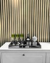 Ver imagem 2 de Bandeja Espelhada Fumê Decoração Luxo 50x30