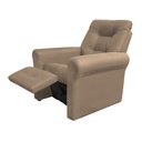 Ver imagem 4 de Poltrona do Papai Core 83cm Reclinável Manual Suede Bege - Sallar Home