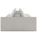 Ver imagem 4 de Sofá Ilha Modular para Sala 232cm com Puff Dublin K01 Bouclê Creme - Lyam Decor