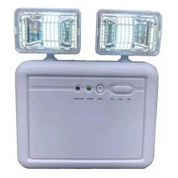Luminária de Emergência 2 Faróis Lâmpada Led - 2