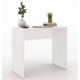 ESCRIVANINHA MESA DE ESTUDOS HOME OFFICE BRANCA - COMPMOVEL - 1