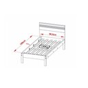 Ver imagem 2 de Cama Solteiro Cm8010 Nogal/branco - Tecno Mobili