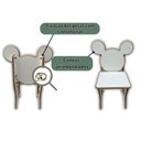 Ver imagem 3 de Mesa Infantil Mickey com Duas Cadeiras