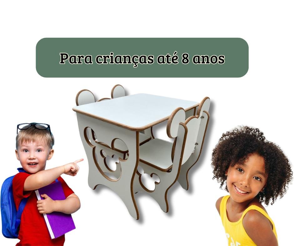 Mesa Infantil Mickey com Duas Cadeiras - 2