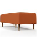 Ver imagem 7 de Puff Decorativo Sala de Estar Bali W01 Pés Palito 120x50 cm Tecido Terracota - Lyam Decor
