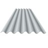 Telha de Fibrocimento Ondulada 8mm 1,53 X 1,10 M Crfs Cinza Eternit - 1