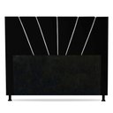 Ver imagem 1 de Cabeceira Cama Box Solteiro Dallas 90Cm Suede Preto - Abmaza