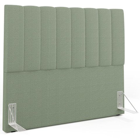 Cabeceira Cama Box Casal 140 cm Dália W01 Bouclê Oliva - Lyam Decor