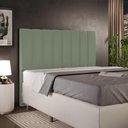 Ver imagem 1 de Cabeceira Cama Box Casal 140 cm Dália W01 Bouclê Oliva - Lyam Decor