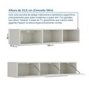 Ver imagem 4 de Rack para TV até 50 Polegadas 135cm Portas Ripadas Aruá CabeCasa MadeiraOriginals