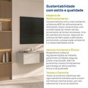 Ver mais imagens de Rack para TV até 50 Polegadas 135cm Portas Ripadas Aruá CabeCasa MadeiraOriginals
