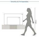 Ver imagem 5 de Rack para TV até 50 Polegadas 135cm Portas Ripadas Aruá CabeCasa MadeiraOriginals