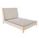 Ver imagem 2 de Cama Casal Estofada com Cabeceira 100% Mdf Cor: Veludo Creme