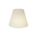 Ver imagem 1 de Arandela Retro Cone Vivare Md-2001 Cúpula em Tecido 25/26x13cm - Bivolt - Branco - Bivolt