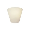Ver imagem 2 de Arandela Retro Cone Vivare Md-2001 Cúpula em Tecido 25/26x13cm - Bivolt - Branco - Bivolt