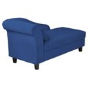 Ver imagem 3 de Recamier Diva França 1,60m Suede Azul Marinho - Inova Decor