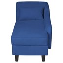Ver imagem 6 de Recamier Diva França 1,60m Suede Azul Marinho - Inova Decor