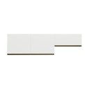 Ver imagem 3 de Kit 2 Armários de Cozinha Aéreos 190cm 3 Portas Florença Multimóveis MP2440 Branco