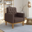 Ver imagem 1 de Poltrona Decorativa Jade em Veludo Just Time