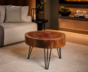 Ver imagem 4 de Mesa de Centro Natural Bolacha de Cedro