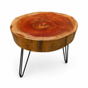 Ver imagem 6 de Mesa de Centro Natural Bolacha de Cedro