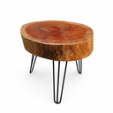 Ver imagem 2 de Mesa de Centro Natural Bolacha de Cedro