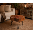 Ver imagem 1 de Mesa de Centro Natural Bolacha de Cedro